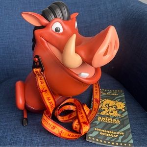 Disney’s Parks 2023 Animal Kingdom 25th Anniversary Pumbaa Popcorn Bucket
